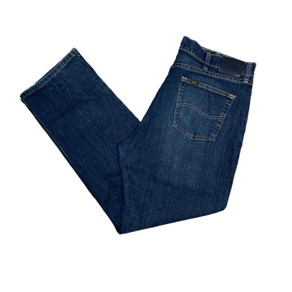 Lee Relaxed Fit Deep Blue Jeans 38W 32L